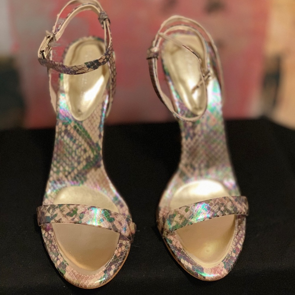 BCBGeneration Sling Back Rockie Heels - Iridescent